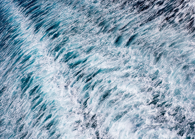 Waves summer abstract art