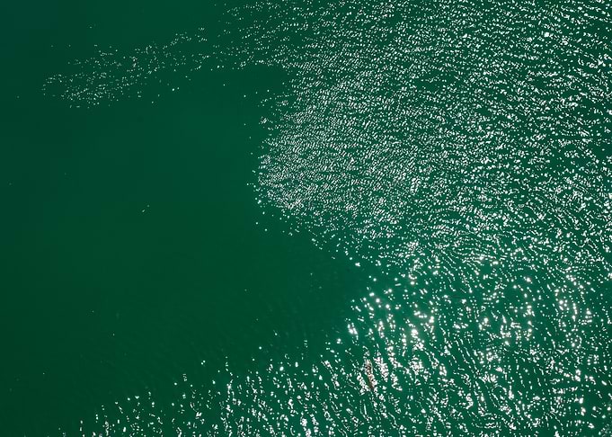 Waves summer abstract art