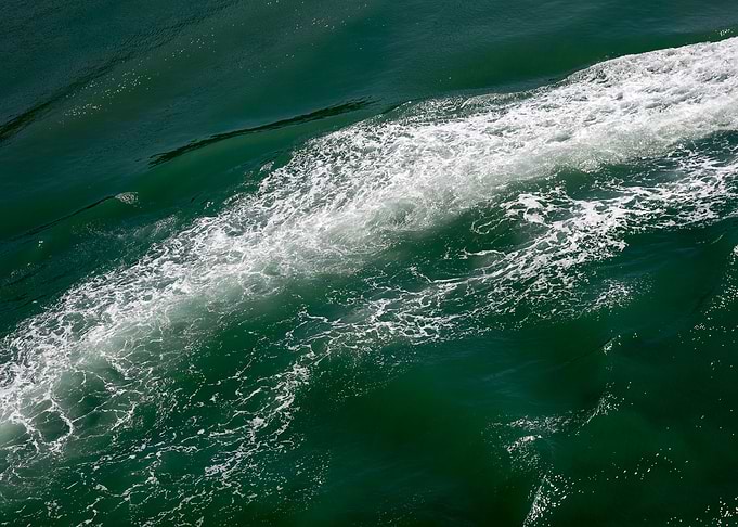 Waves summer abstract art