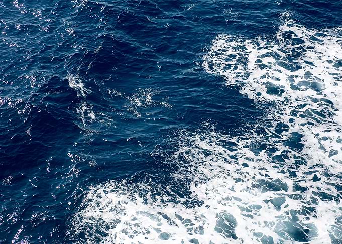 Waves summer abstract art
