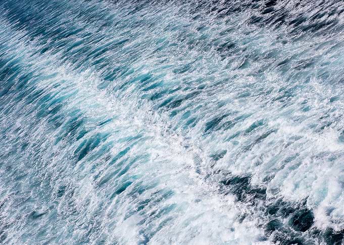 Waves summer abstract art