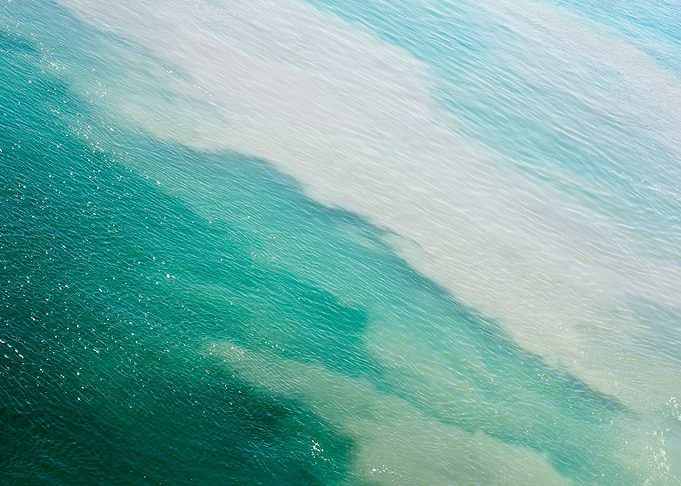 Waves summer abstract art