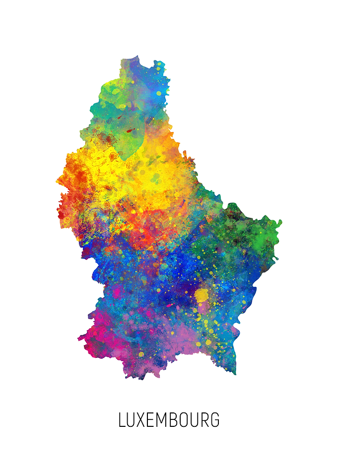 Luxembourg Map