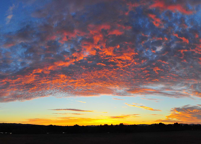 Sunset at Sepulveda Dam