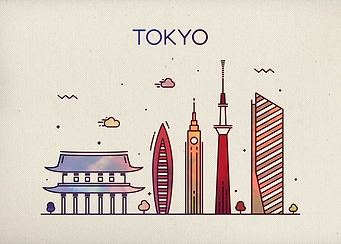 Tokyo Japan City Skyline