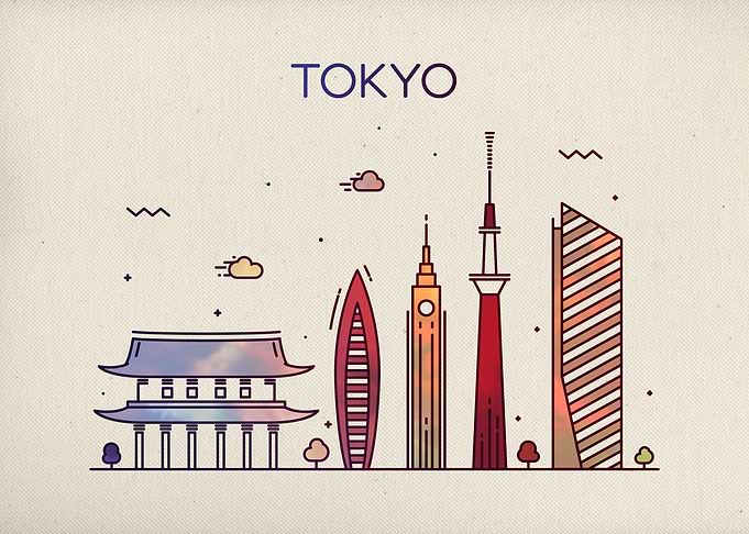 Tokyo Japan City Skyline