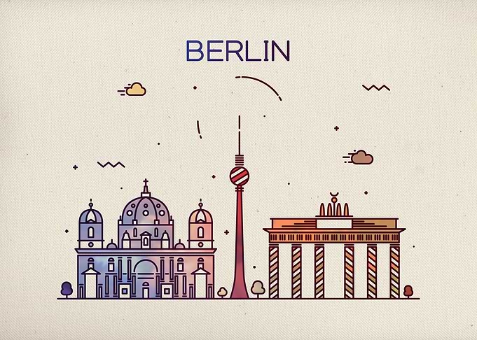 Berlin City Skyline