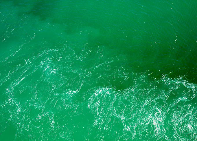 Waves summer abstract art