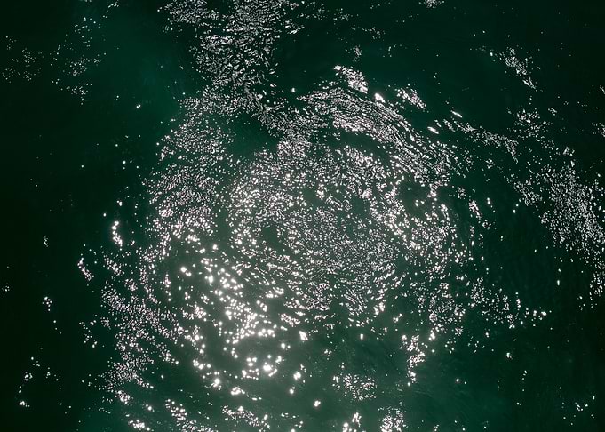 Waves summer abstract art