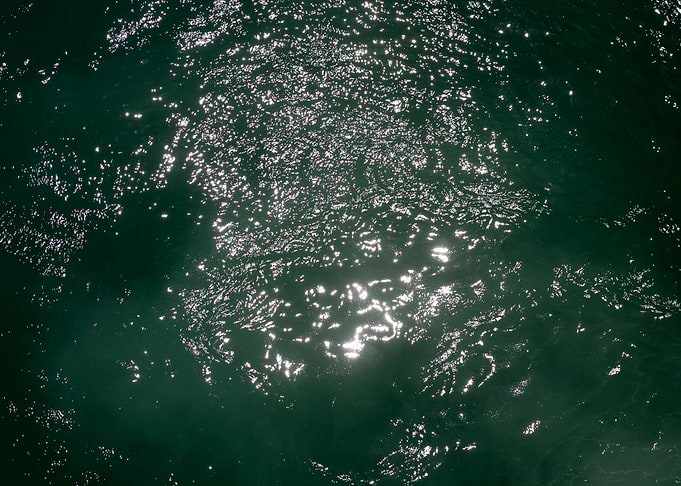 Waves summer abstract art