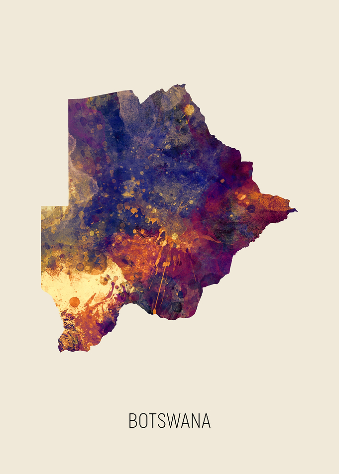 Botswana Map