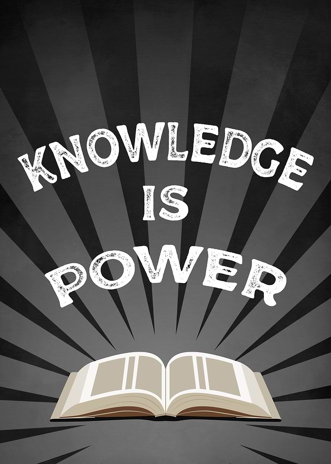 Knowledge is power poster