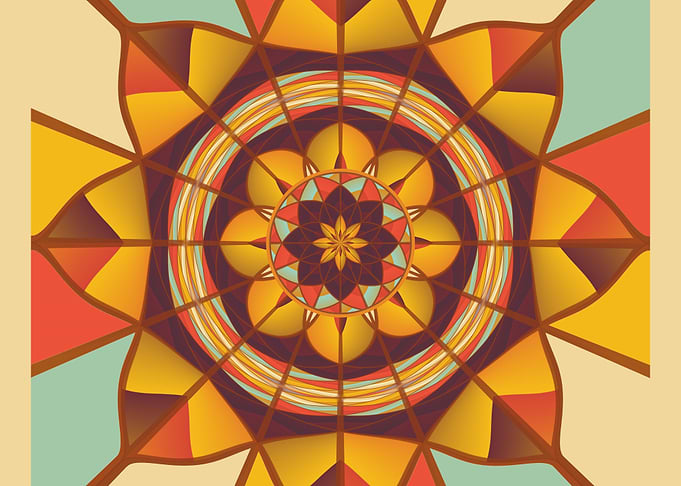 Geometric flourish