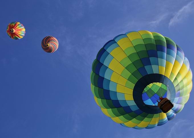 Hot air balloons