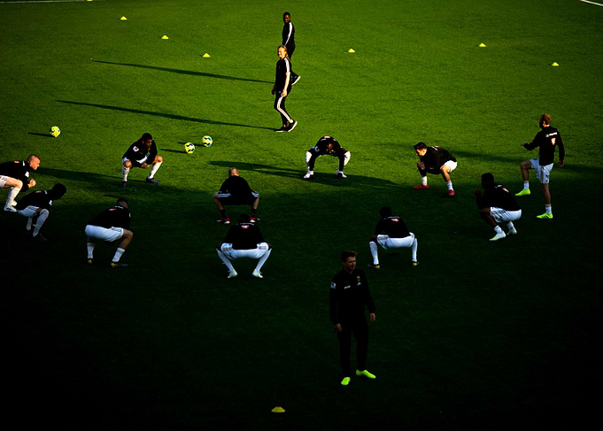 Football warm up