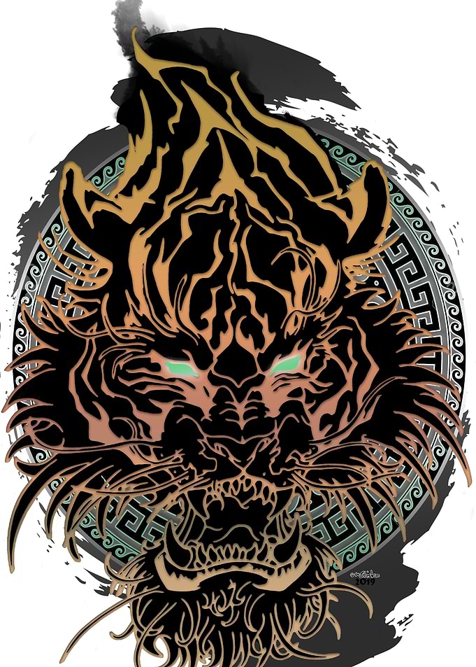 Tiger Flows Brown