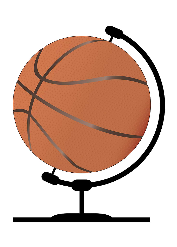 Mounted Basketball On Rota