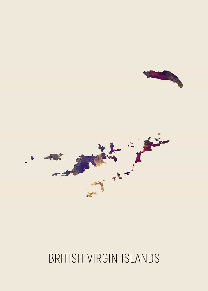 British Virgin Islands Map