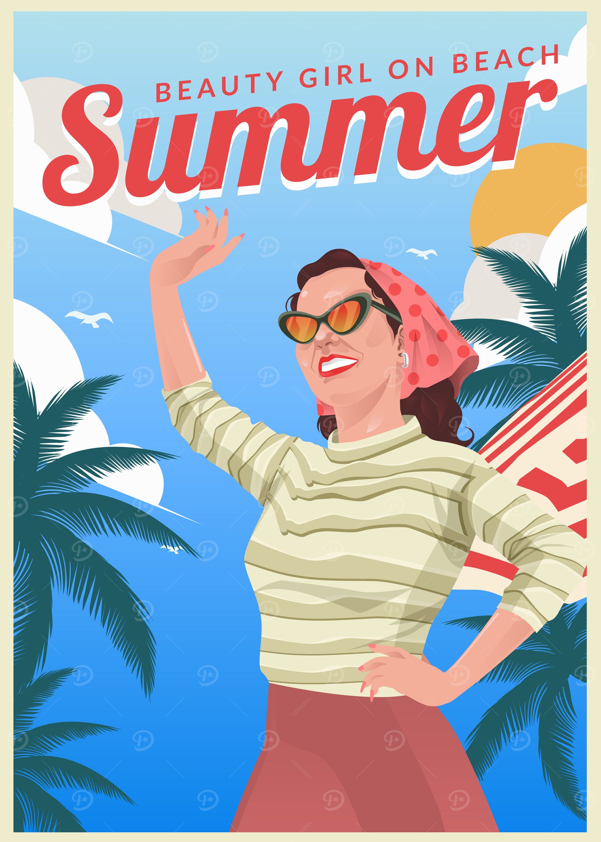 Summer Girl Poster