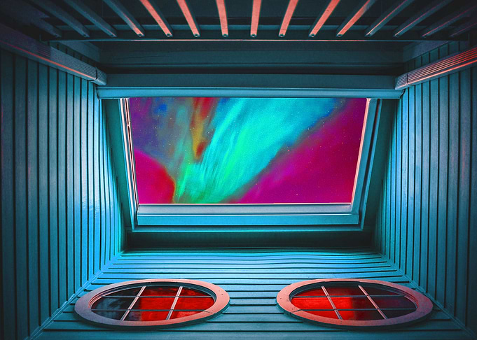 Through the window