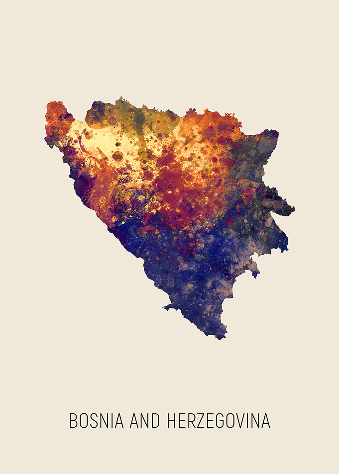 Bosnia and Herzegovina Map