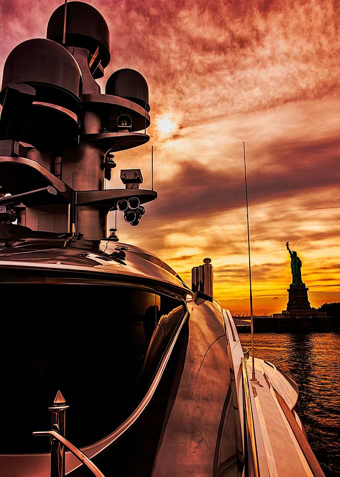 View of Statue of Liberty