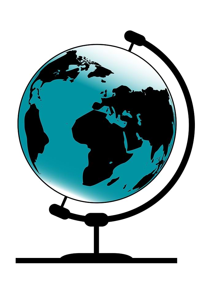 World Mounted Globe