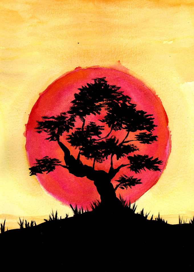 Bonsai Sunset