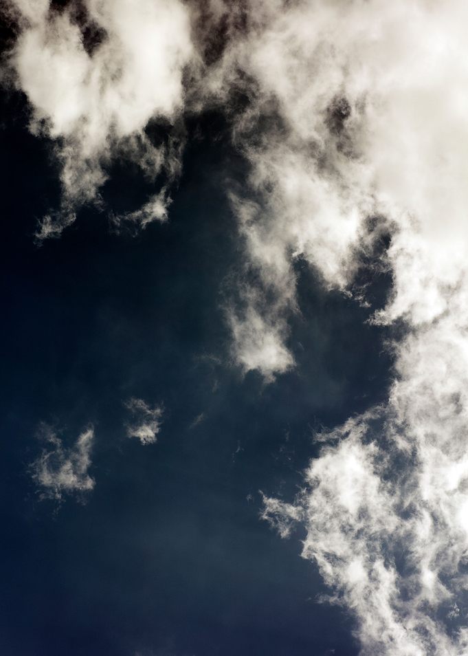 Black air sky with clouds