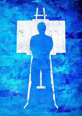 Blank Canvas Blue