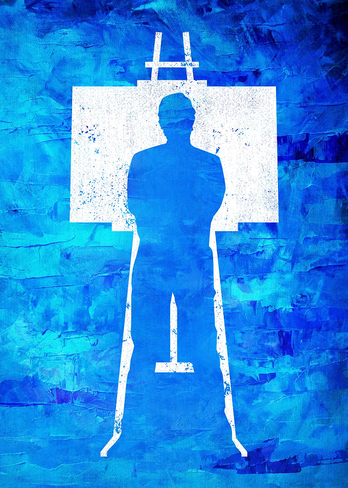 Blank Canvas Blue