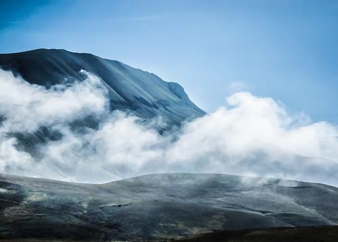 Above the clouds
