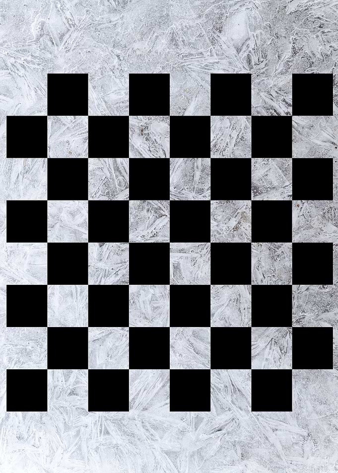 Chess Board Black Ice