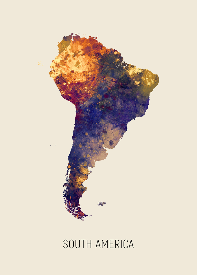 South America Map