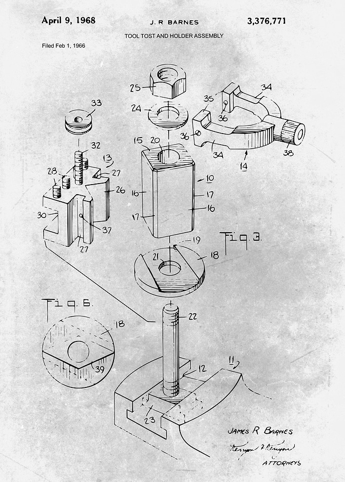 No287 Tool tost and holder