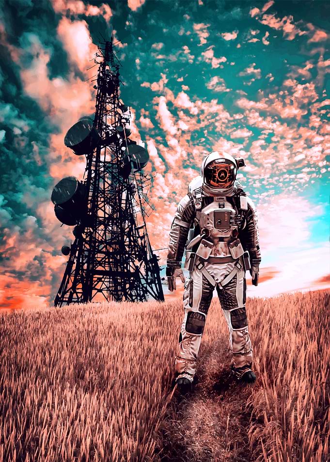 Earth 2501 radio tower