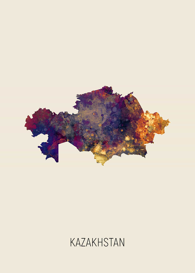 Kazakhstan Map