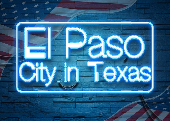 El Paso City in Texas