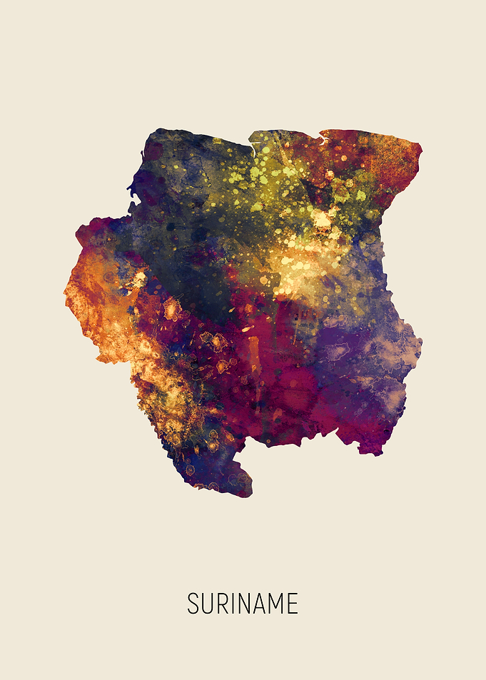 Suriname Map