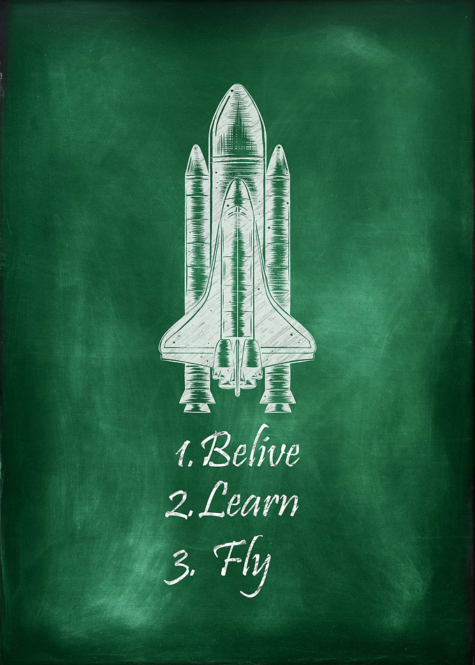 Belive Learn Fly