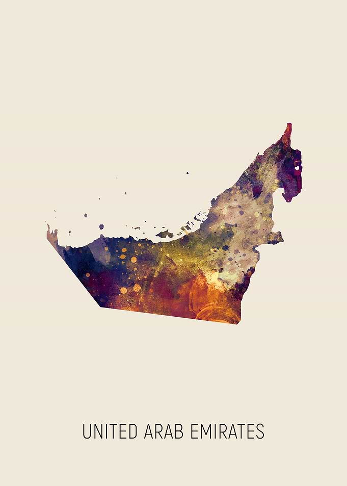 United Arab Emirates Map