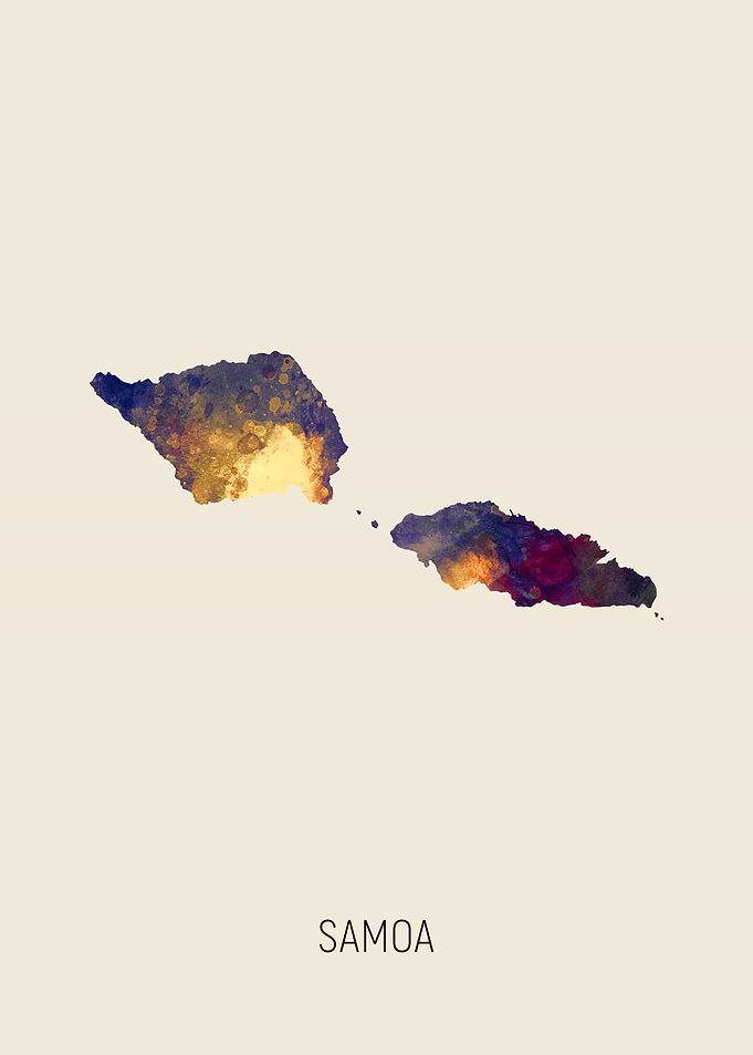 Samoa Map