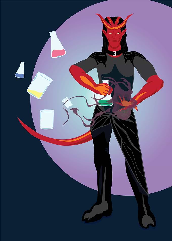 Tiefling Chemist