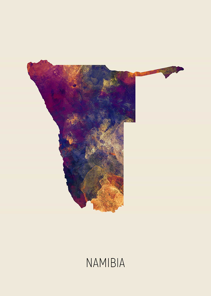 Namibia Map