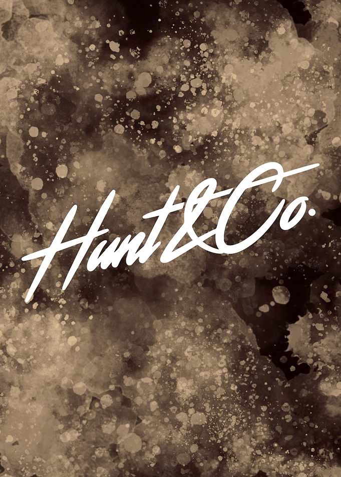 TJ HUNT LOGO WHITE GOLD
