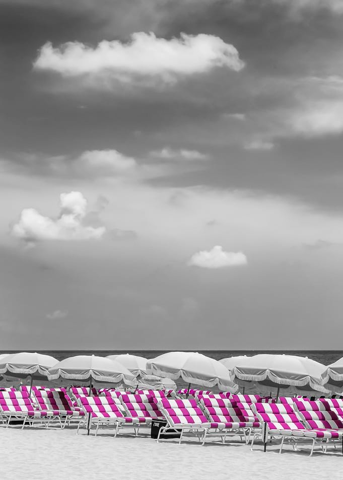 Idyllic beach scene
