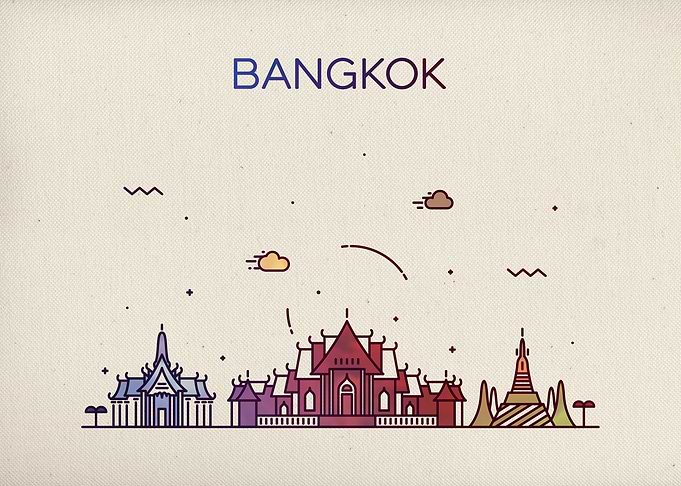 Bangkok City Skyline Fun