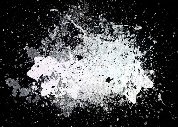 White splash