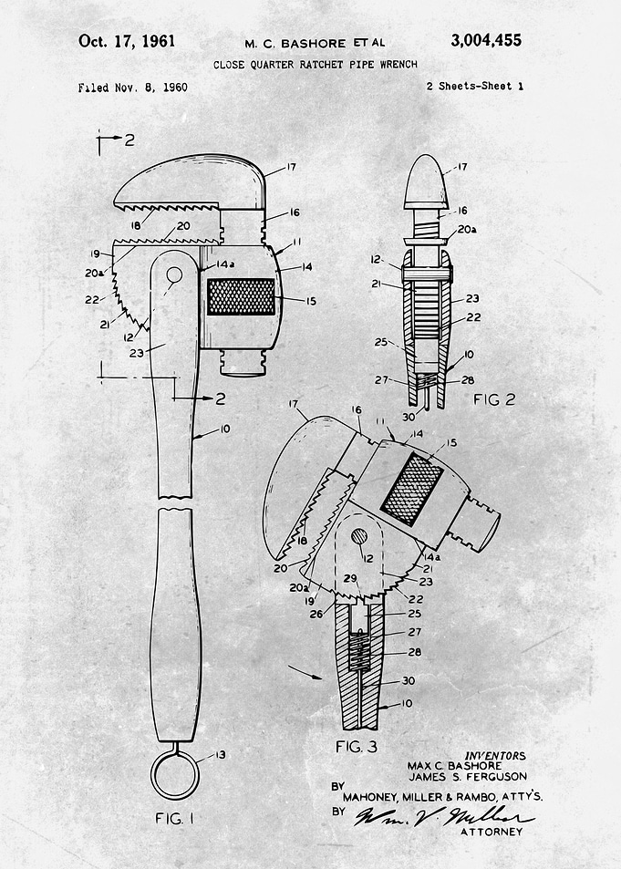 No296 Ratchet pipe wrench