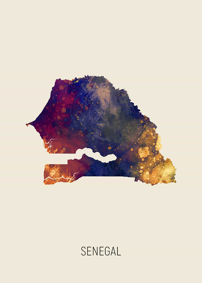 Senegal Map